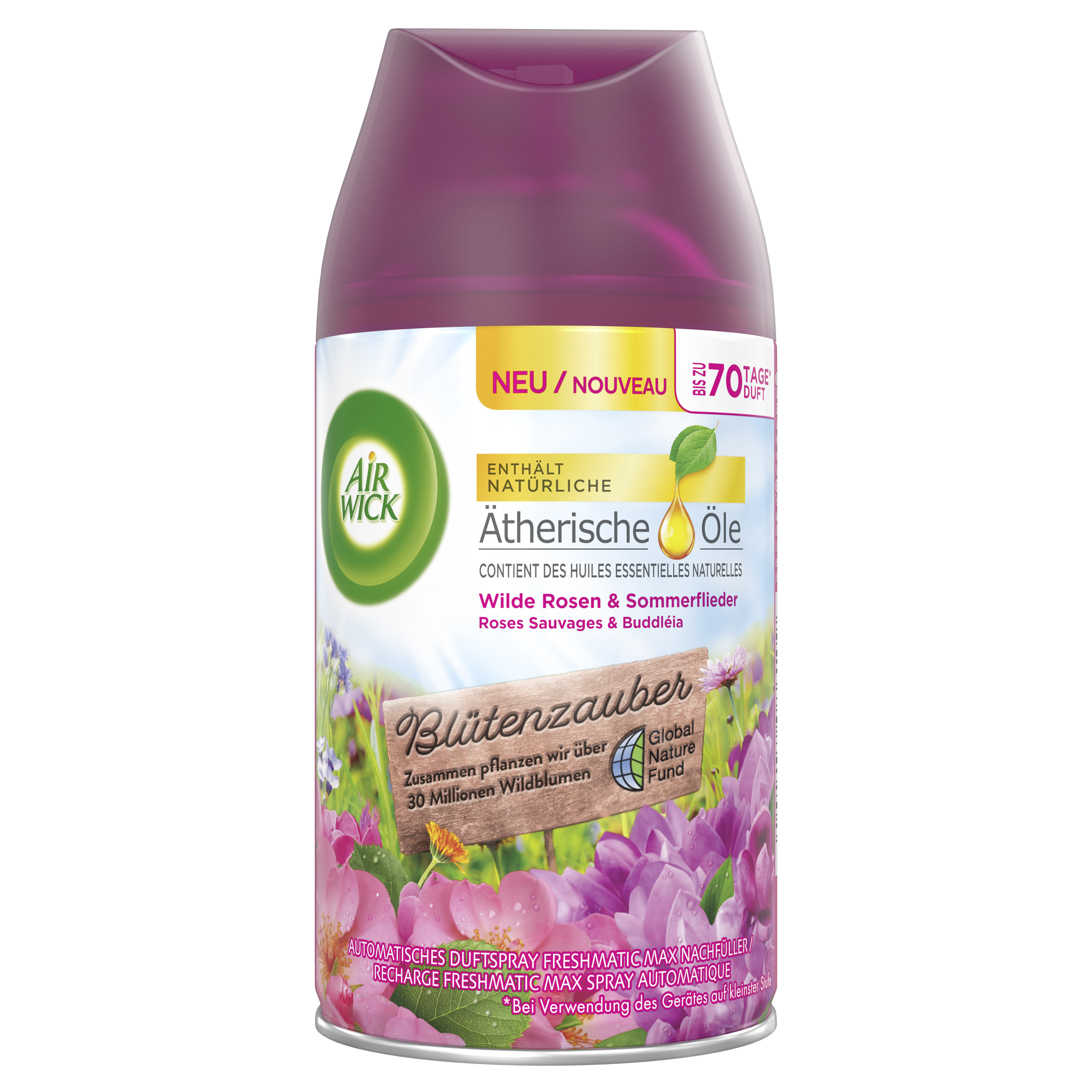 Air Wick Freshmatic Max Nachfüller Wilde Rosen & Sommerflieder